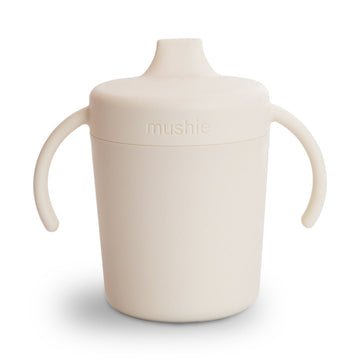 Mushie - Trainer Sippy Cup Ivory All Feeding