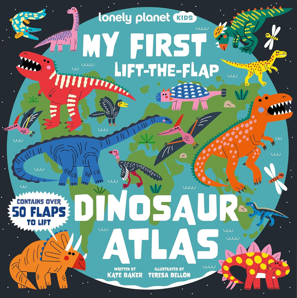 My First Lift-the-Flap Dinosaur Atlas - Hardcover Picture Book