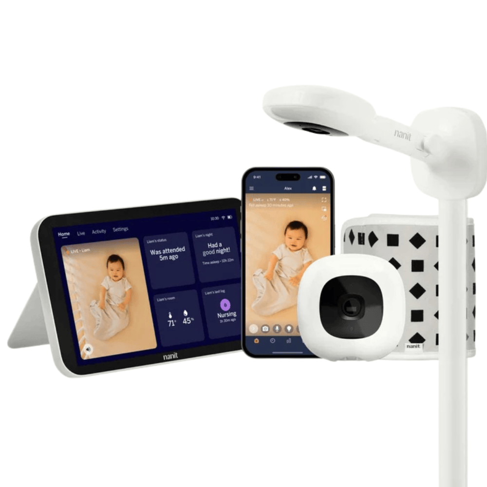 Nanit - Smart Baby Monitor System with Wall Mount Bundle