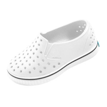 Native Shoes - Miles Kids - Classic Slip-on Shoe Shell White / C8