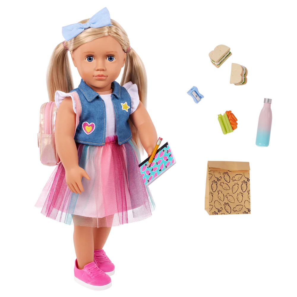 Our Generation - Evie School Doll & Accessories - 18"