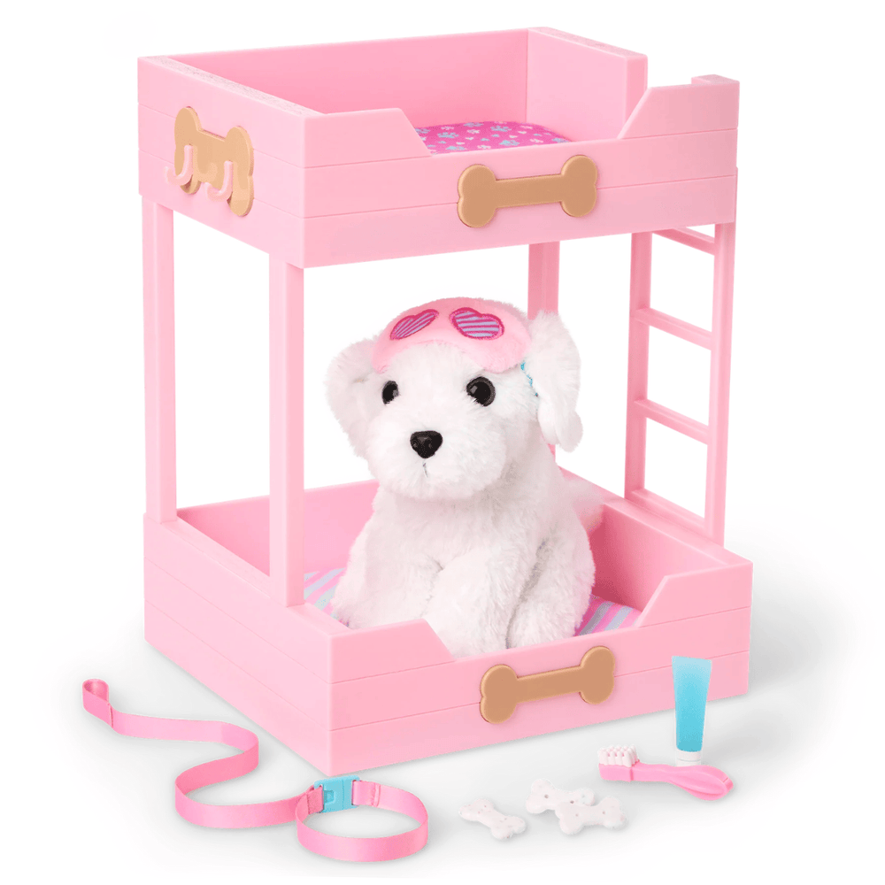 Our Generation - Puppy Dreams Bunk Bed - Pet Dog Plush & Bunk Bed Playset