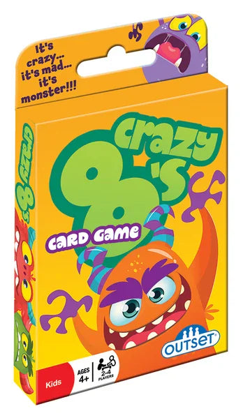 Outset Media - Crazy 8's - Monster-Themed Card Game