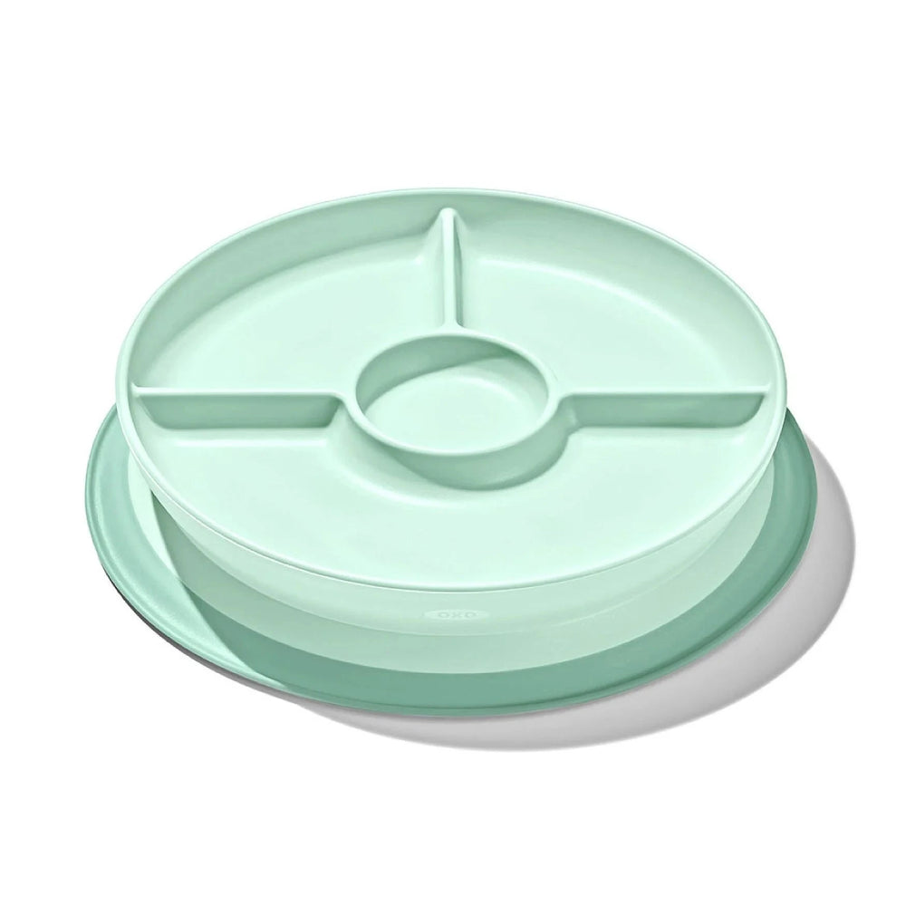 OXO Tot - Stick & Stay Suction Divided Plate