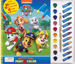 Paw Patrol Deluxe Poster Paint & Color - Activity Book