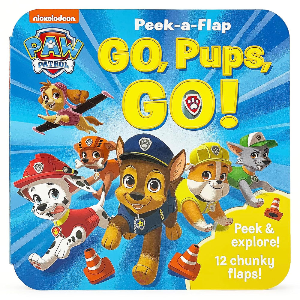 PAW Patrol Go, Pups, Go! - Peek a Flap Board Book