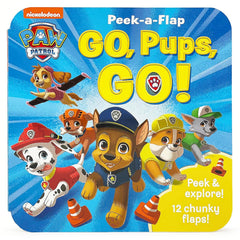 PAW Patrol Go, Pups, Go! - Peek a Flap Board Book