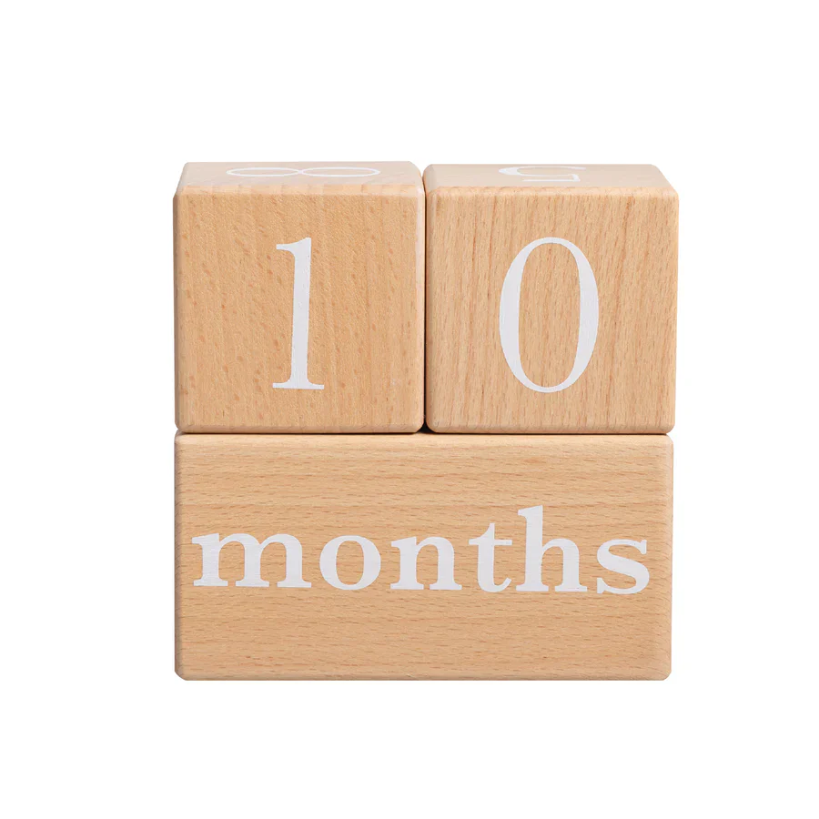 Pearhead - Natural Wooden Milestone Blocks
