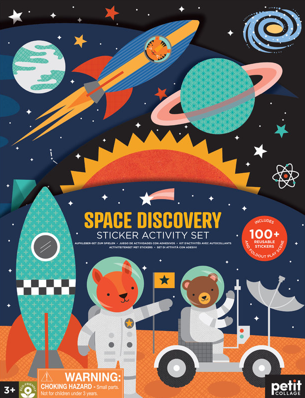 Petit Collage - Sticker Activity Set: Space Discovery