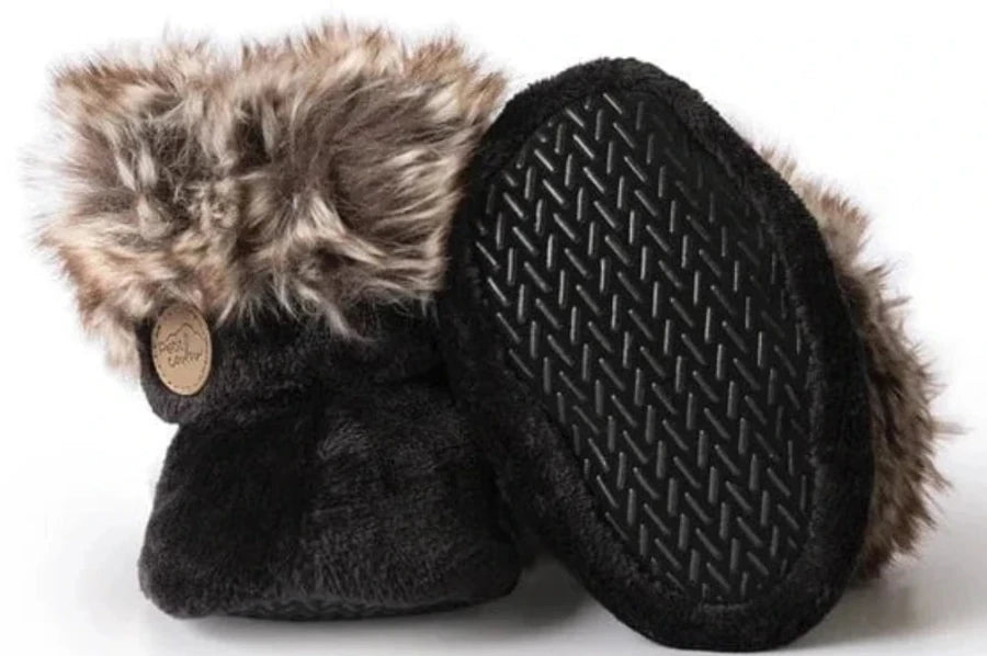 Petit Coulou - Winter Baby Ankle Booties - 6-12m