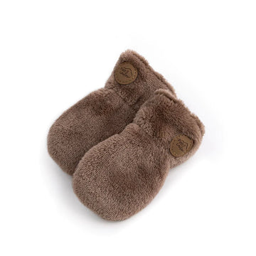 Petit Coulou - Winter Baby Mittens Mocha Winter Essentials