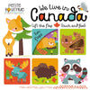 Petite Boutique We Live In Canada Board Book Books