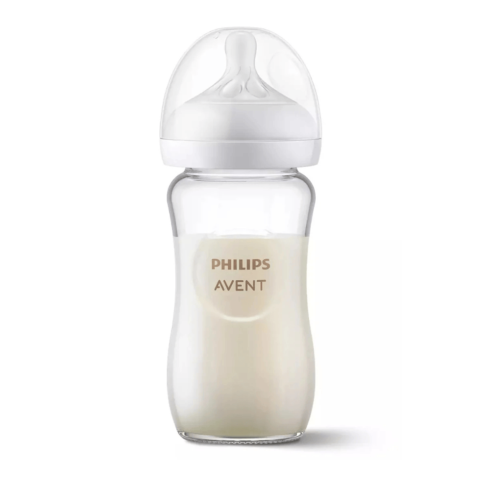 Philips Avent - Glass Natural Response Baby Bottle – 8 oz / 240 mL