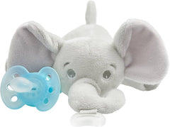 Philips AVENT - Ultra Soft Snuggle Pacifier Holder - Elephant