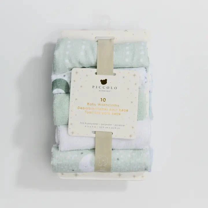 Piccolo Bambino - 10 Pack Washcloths