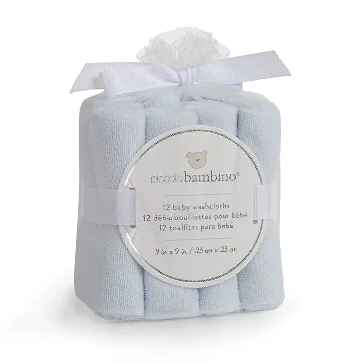 Piccolo Bambino - 12 Pack Cotton Washcloths