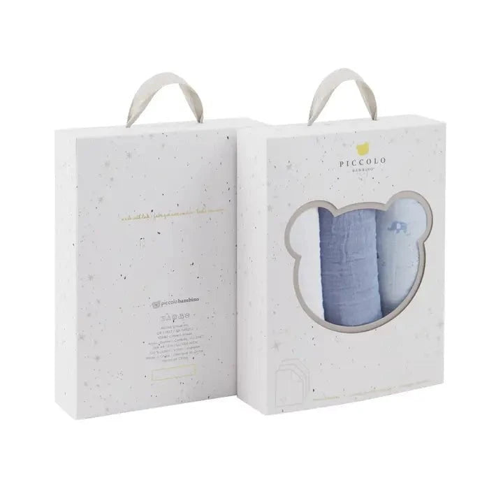 Piccolo Bambino - 3 Pc Pack Muslin Swaddles