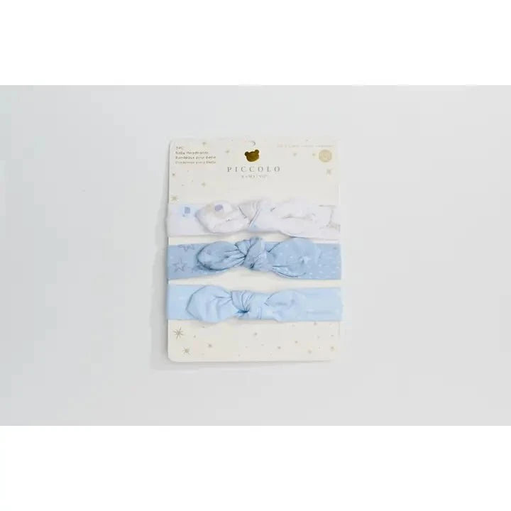 Piccolo Bambino - 3PC Pack Jersey Headbands - One Size
