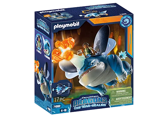 Playmobil - Dragons Nine Realms: Plowhorn & D'Angelo Play Set