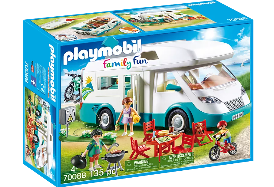 Playmobil - Family Camper Play Set