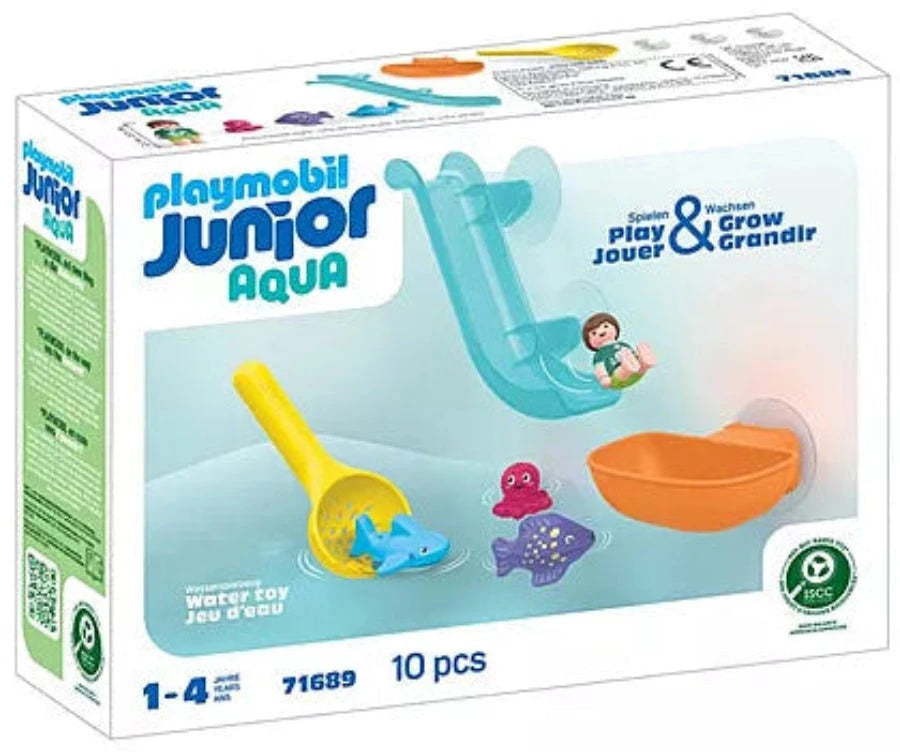 Playmobil - JUNIOR AQUA: Water Slide with Sea Animals
