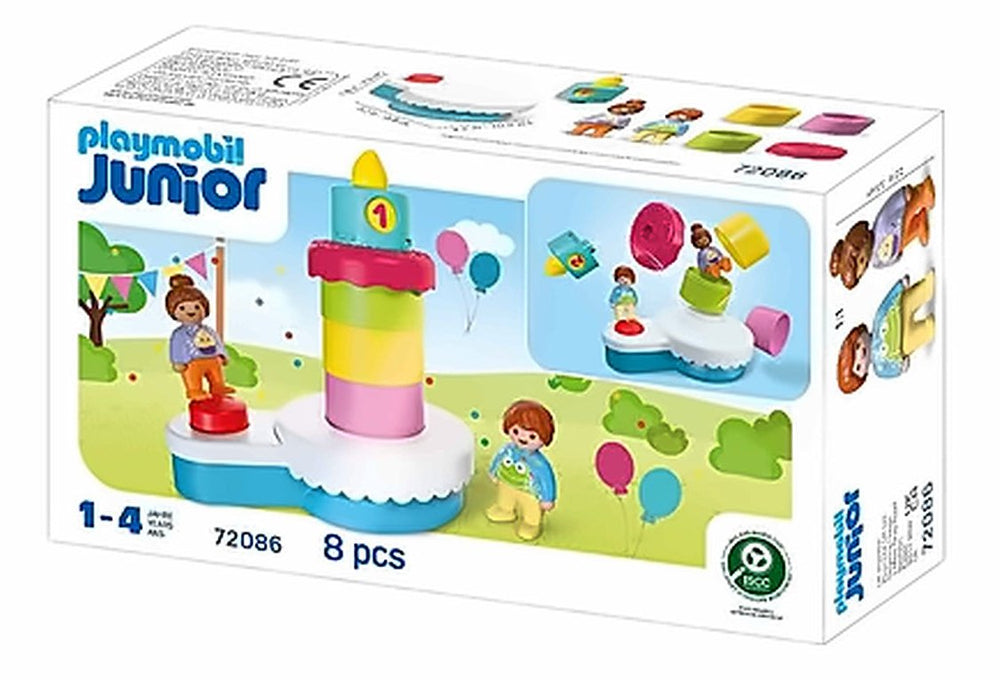 PLAYMOBIL JUNIOR - Birthday Cake Play Set