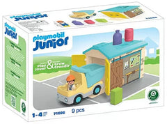 Playmobil - JUNIOR: Construction Truck with Garage