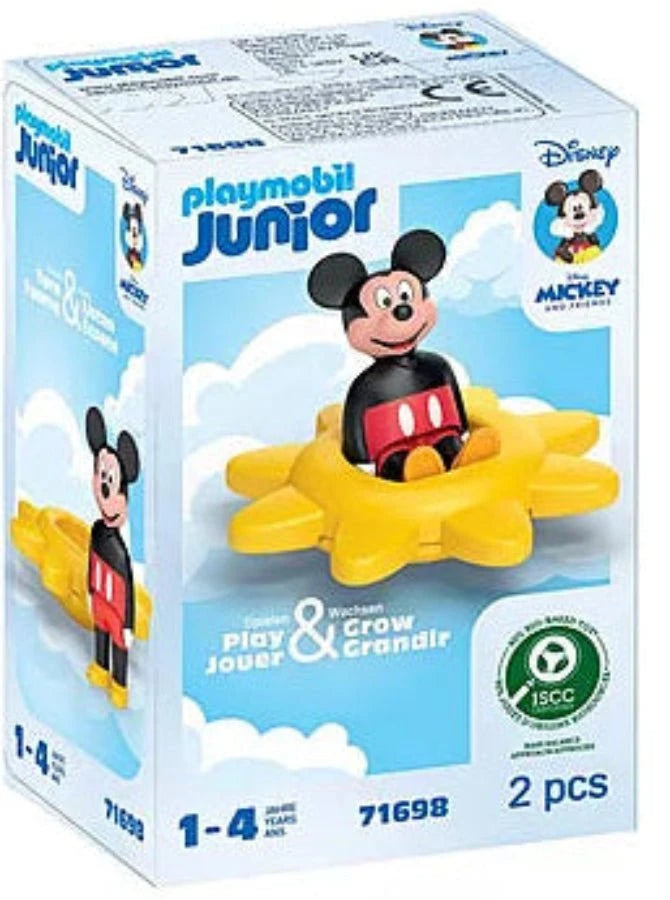 Playmobil - JUNIOR & Disney: Mickey Mouse's Spinning Sun with Rattle Feature