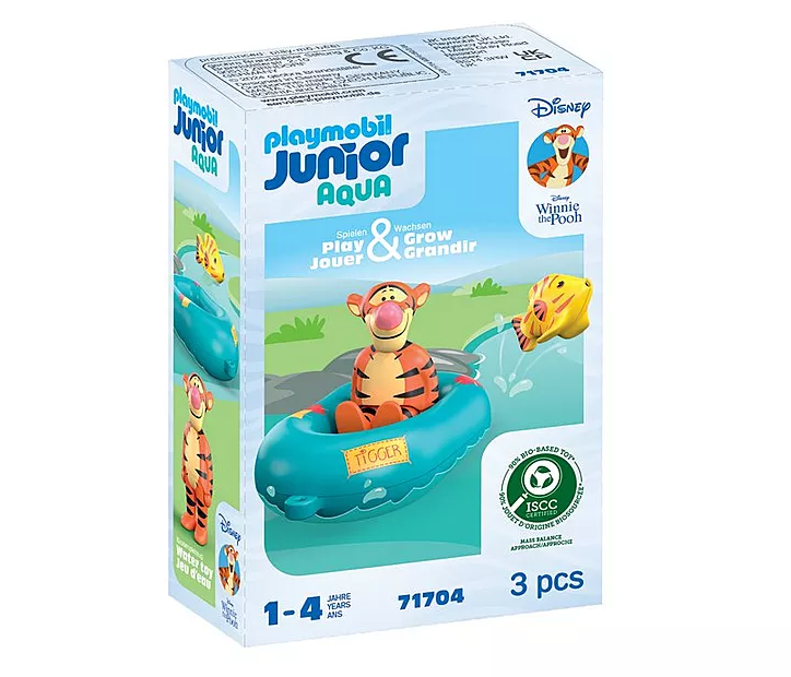 Playmobil - JUNIOR & Disney: Tigger's Rubber Boat Ride Play Set