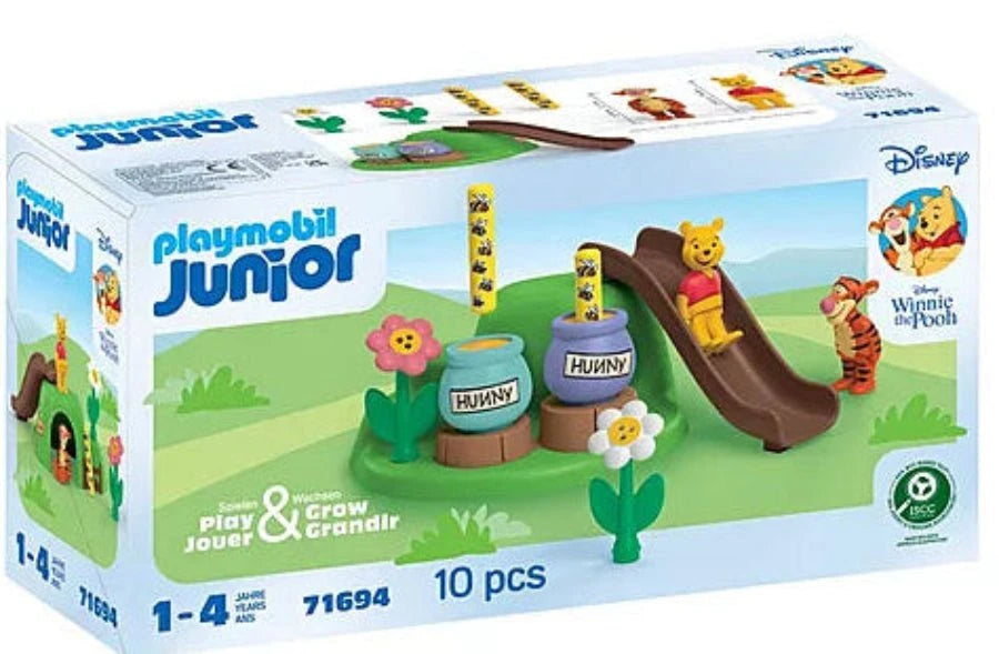 Playmobil - JUNIOR & Disney: Winnie the Pooh's & Tigger's Bee Garden