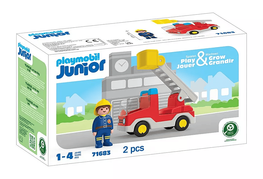 Playmobil - JUNIOR: Ladder Unit Fire Truck