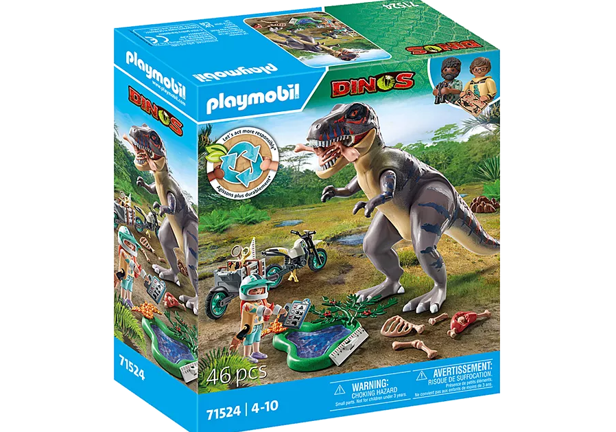 Playmobil - T-Rex Track & Trace Path Play Set