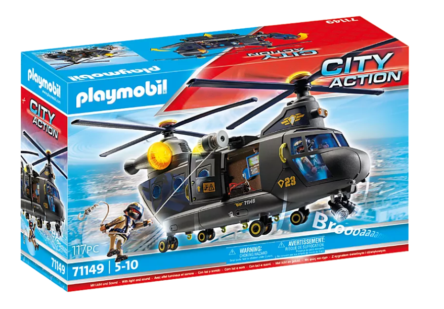 Playmobil - Tactical Police: Large Helicopter