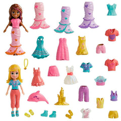 Polly Pocket - Color-Change Seashine Mermaid Fashion Pack