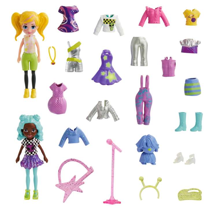 Polly Pocket - Glow-In-the-Dark Pop Star Starlight Fashion Pack
