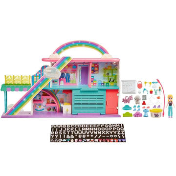 Polly Pocket - Sweet Adventures Rainbow Mall Playset All Toys