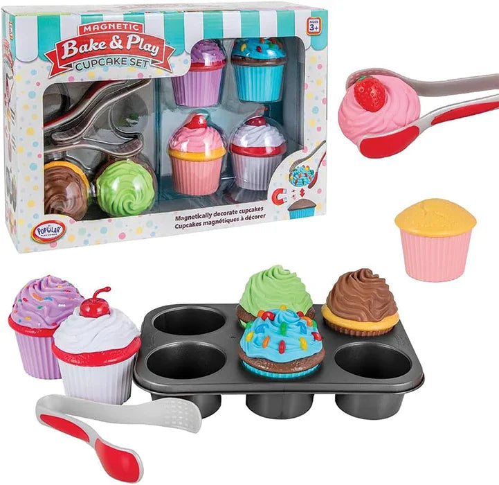 Popular Playthings - Magnetic Bake and Play - Cupcake Set