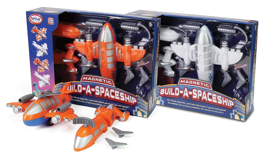 Popular Playthings - Magnetic Build-A-Spaceship Toy