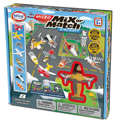 Popular Playthings - MICRO Mix or Match Vehicles - Aircraft - Magnetic Toy Set