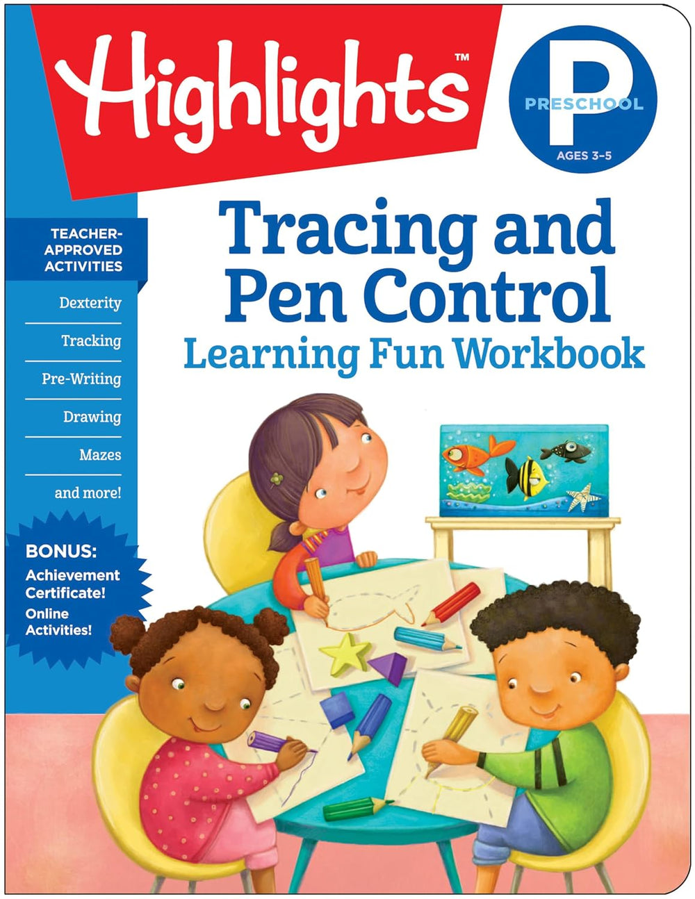 Preschool Tracing and Pen Control Workbook - Paperback