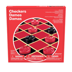 Pressman Toys - Game Checkers - Trilingual