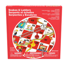 Pressman Toys - Game Snakes & Ladders - Trilingual