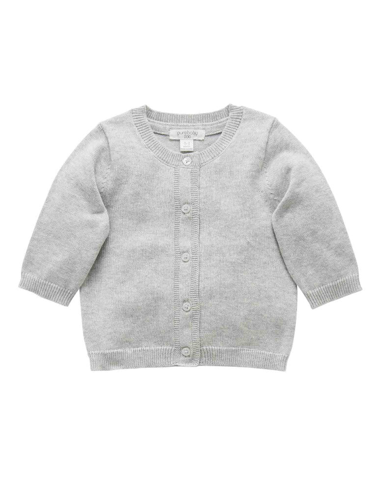 Purebaby - Essentials - 100% Cotton Cardigan