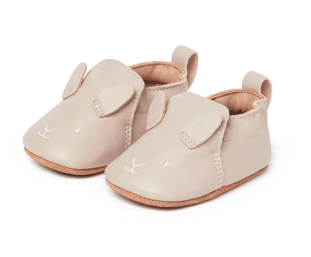 Purebaby - Leather Pull On Slippers