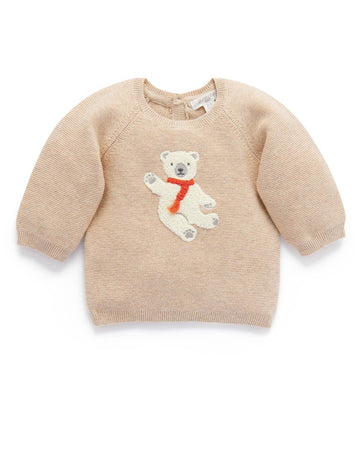 Purebaby - Litte Bear Jumper Clothing