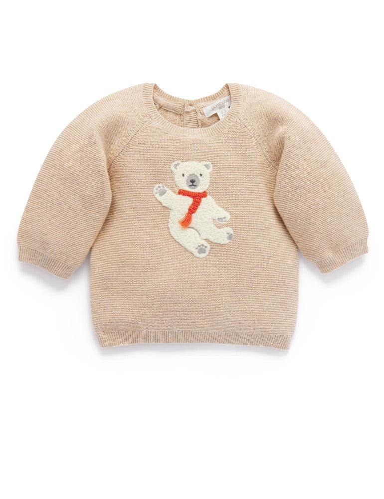 Purebaby - Animal Friends Pullover
