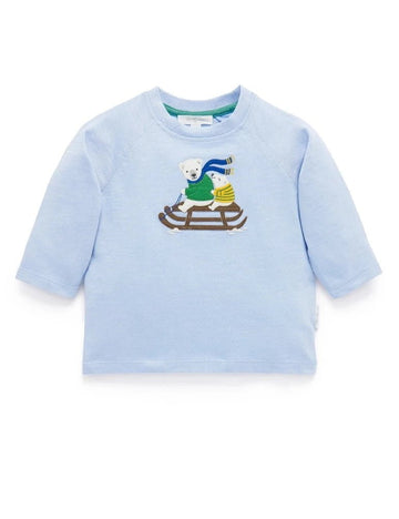Purebaby - Little Sled Tee 6-12M Baby & Toddler Clothing