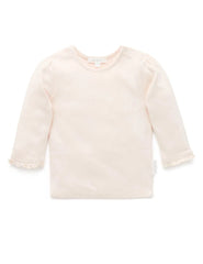 Purebaby - Pointelle Rib Layering Top