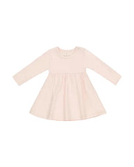 Quincy Mae - Evergreen - Long Sleeve Baby Dress
