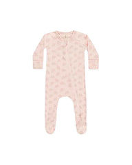 Quincy Mae - Evergreen - Modal Zip Footie